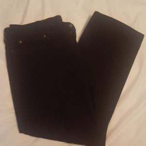 Mens Relaxed Lee Jeans Size 40 Black